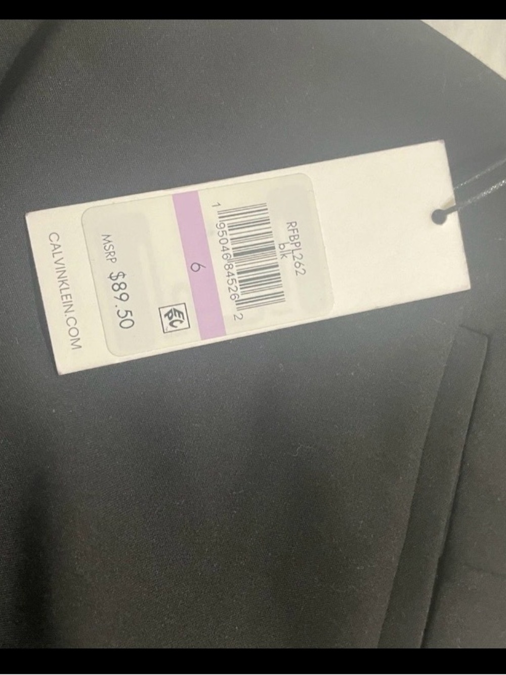 Professional work pants. Calvin Klein Black Boot-Cut Flare Dress Pants. - Picture 8 of 8